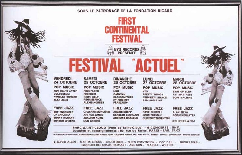 3 Festival Actuel Paris 1969