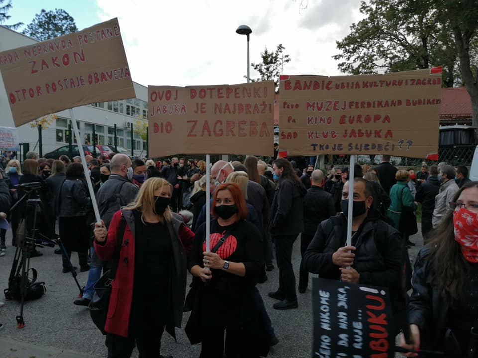 Jabuka Street Protest